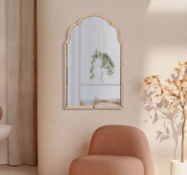Stensko ogledalo Tangier Pink Medium