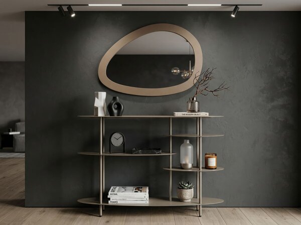 Stensko ogledalo Saturno Dove Grey
