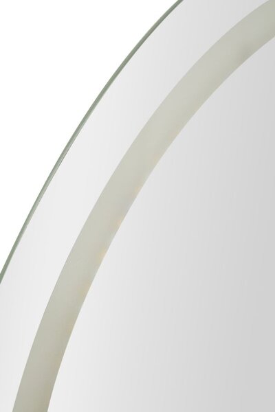Stensko ogledalo LED Simple Oval
