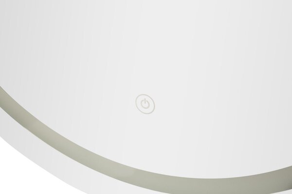 Stensko ogledalo LED Simple Oval