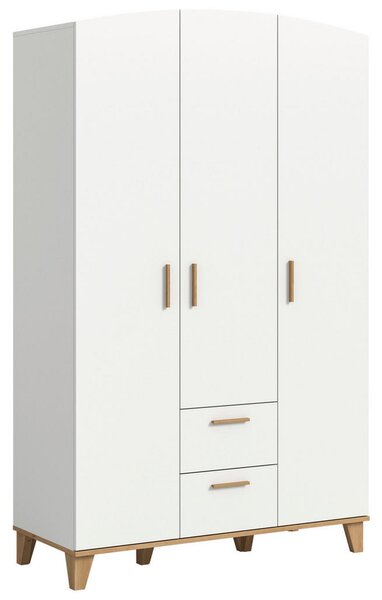 OMARA S KLASIČNIMI VRATI, bela, hrast artisan