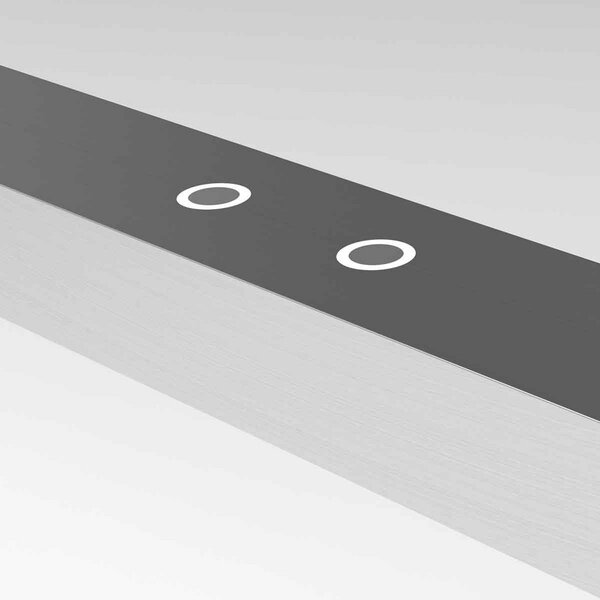 Steinhauer LED viseča svetilka Bande, 150 cm, gor/dol, jeklo, CCT, dimmer, zatemnjen, Kovinska, Dnevna soba / jedilnica, Kovina, Sodobni