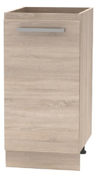 KONDELA Spodnja omara 40 1DV, hrast sonoma, NOVA PLUS NOPL-054-0S