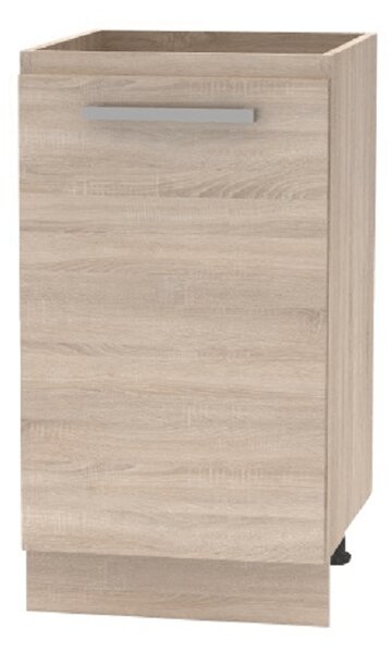 KONDELA Spodnja omara 45 1DV, hrast sonoma, NOVA PLUS NOPL-063-0S