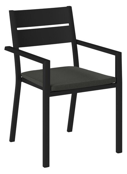 VRTNI STOL aluminij antracit, siva