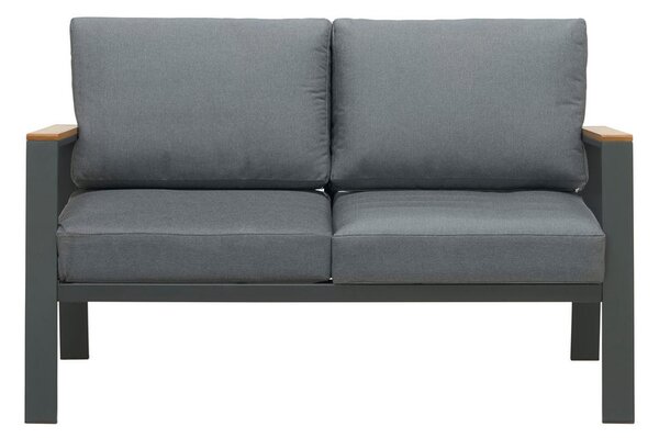 LOUNGE ZOFA tkanina les evkaliptusa masivno aluminij