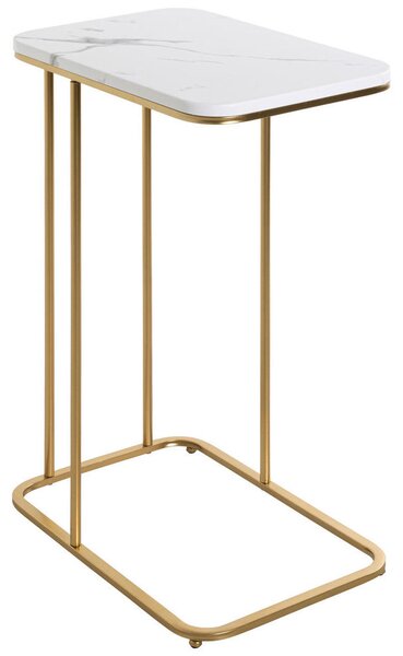 MIZICA, 45/67/30 cm bela, zlate barve