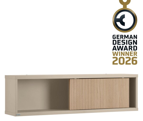 STENSKI REGAL 95/27/20 cm barve hrasta, bež