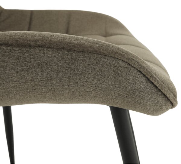 KONDELA Stol, sivo-rjav/črn, SARIN