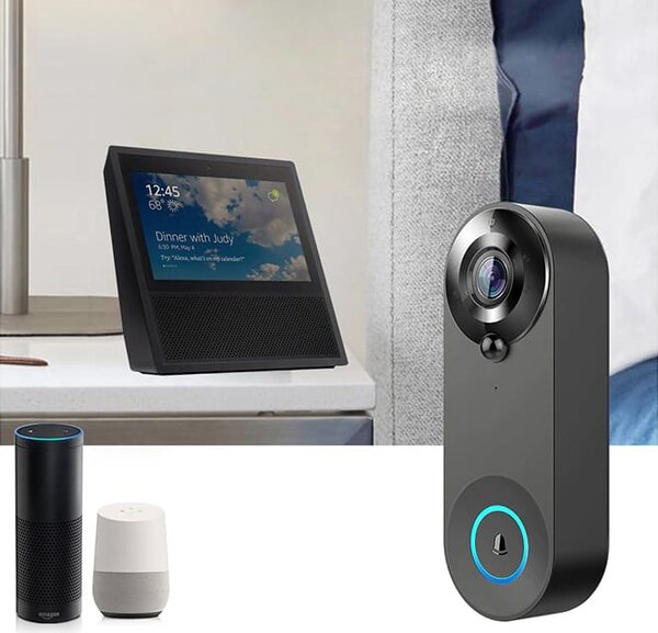 Aku. pametni domofon in zvonec s kamero WIFI Tuya Alexa Google assistant