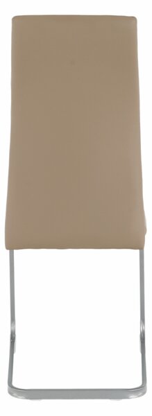 KONDELA Jedilni stol, sivo-rjava TAUPE/siva, NOBATA