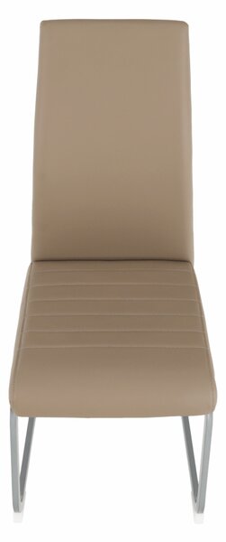 KONDELA Jedilni stol, sivo-rjava TAUPE/siva, NOBATA