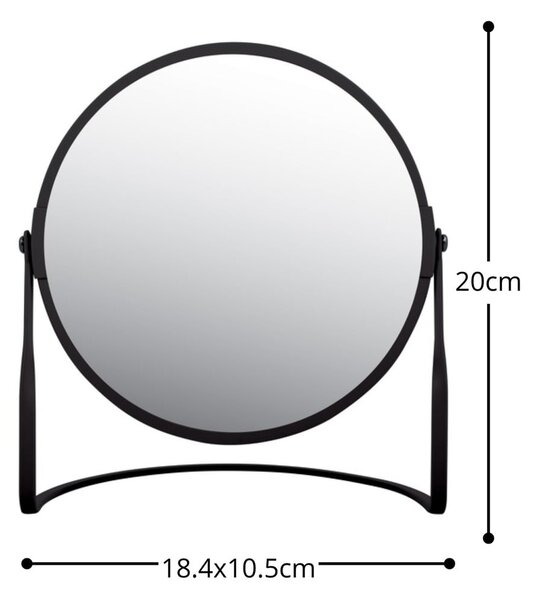 Kozmetično povečevalno ogledalo (5x povečava) ø 18 cm Akira – Spirella