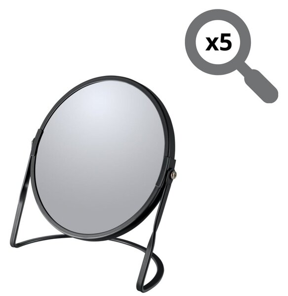 Kozmetično povečevalno ogledalo (5x povečava) ø 18 cm Akira – Spirella