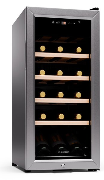 Klarstein Shiraz Premium Smart 18, hladilnik za vino za 18 steklenic