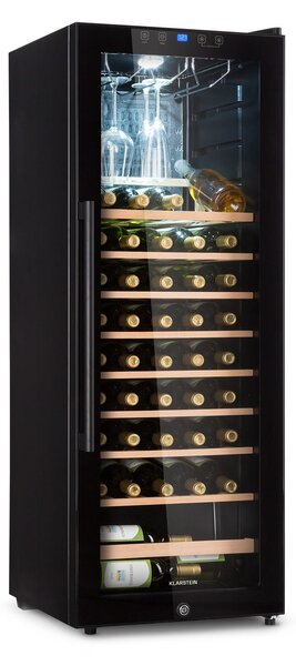 Klarstein Barossa 54S, vinska omara, 155 l, 54 steklenic, steklena vrata, na dotik
