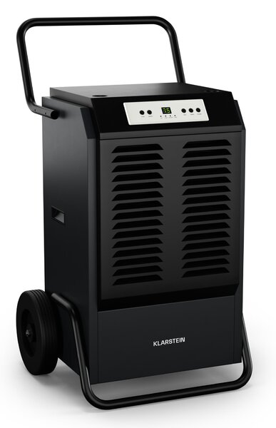 Klarstein DuraDry 90L razvlaževalec, 90 l/dan, 120-180 m², nerjaveče jeklo, mobilni, 450 m³/h