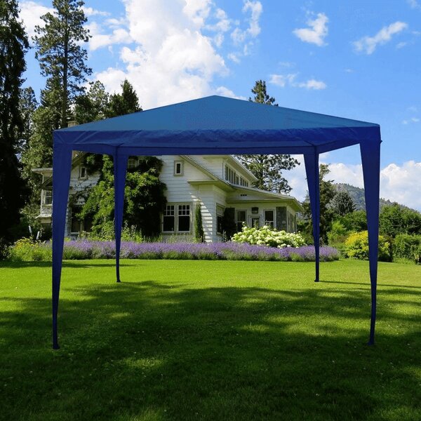 KONDELA Vrtni paviljon/šotor, modra, 3 x 3 m, GOTAN