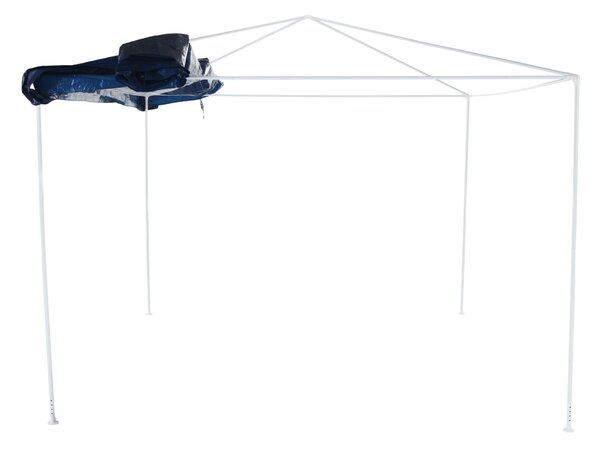 KONDELA Vrtni paviljon/šotor, modra, 3 x 3 m, GOTAN