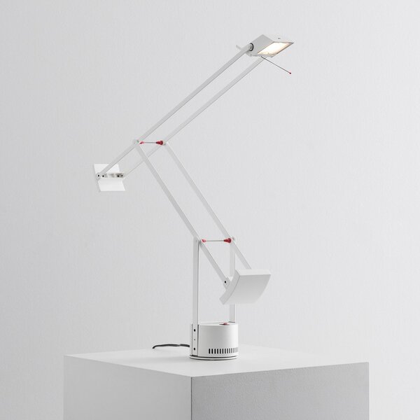 Artemide Tizio LED dizajnerska namizna svetilka, bela, Bela, Študija / pisarna, Plastika, Dizajn