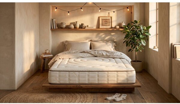 Trda/srednje trda obojestranska vzmetnica iz pene 90x200 cm Cashmere Premier – Moonia