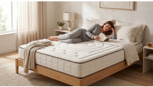 Trda/srednje trda obojestranska vzmetnica iz pene 90x200 cm Cashmere Premier – Moonia