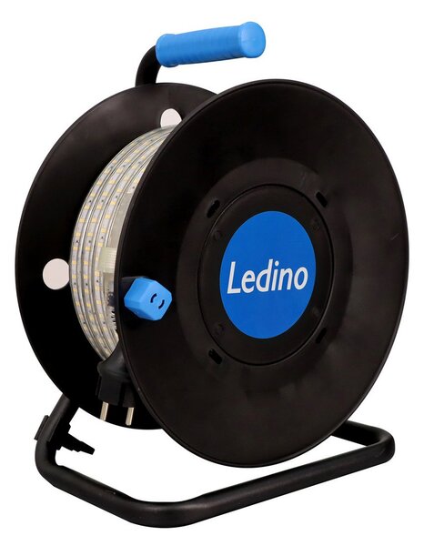 Ledino LED trakovi Wickede 25m na kabelskem kolutu, 300W, IP65, Prozorna, Hodnik, Plastika