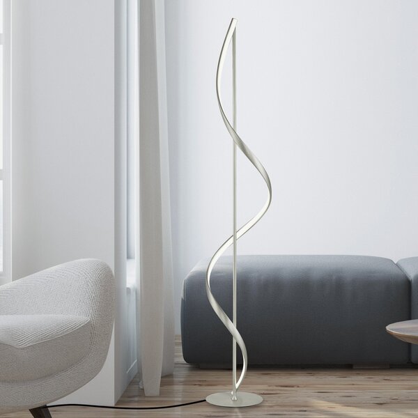 Q-Smart-Home Paul Neuhaus Q-Swing LED talna svetilka, jeklo, zatemnjen, Kovinska, Dnevna soba / jedilnica, Kovina, Sodobni