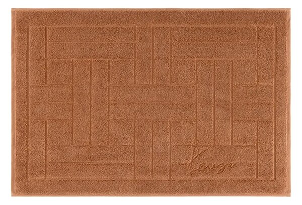 Kenzo Bombažna kopalniška preproga Kenzo KWEAVE Cannelle 55 x 80 cm