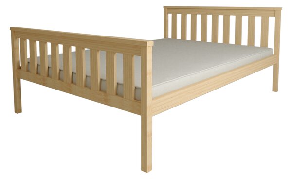Postelja KALEA 90 x 200 cm, borov les Posteljno dno: Z letveno posteljno dno, Vzmetnica: Brez vzmetnice