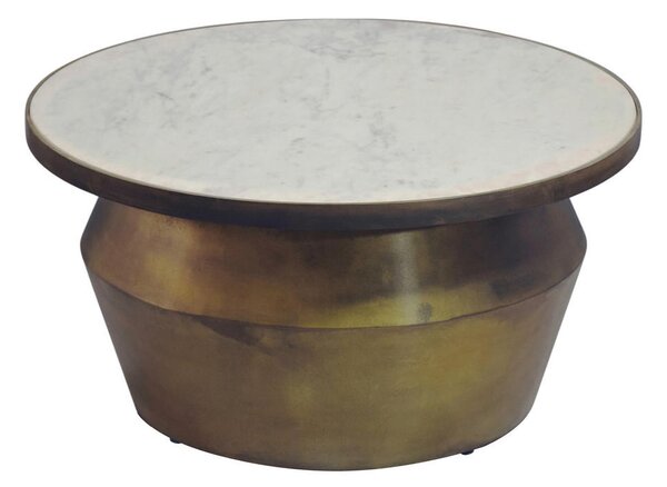 KLUBSKA MIZA, 60/31/60 cm zlate barve