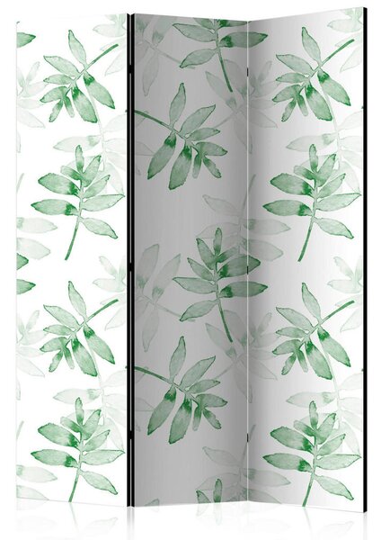 PARAVAN 135/172/3 cm zelena, bela