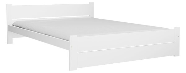 Postelja IKAROS DOUBLE 120 x 200 cm, bela Posteljno dno: Brez posteljnega dna, Vzmetnica: Brez vzmetnice