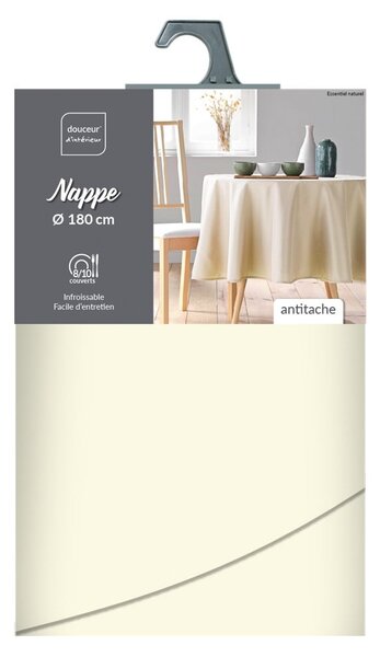 Namizni prt ø 180 cm Essentiel – douceur d'intérieur