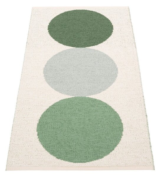 Zelena/kremno bela notranja in zunanja preproga 70x140 cm Otto Herb – Pappelina