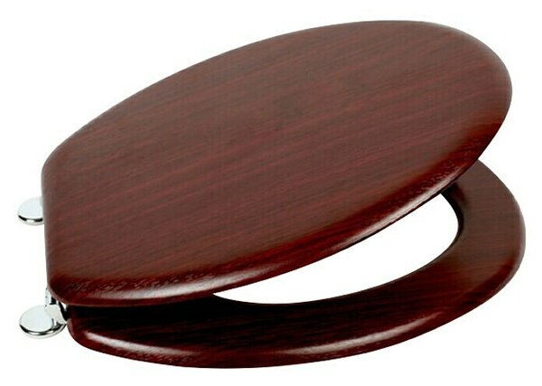 WC deska (MDF, Temno rjava)