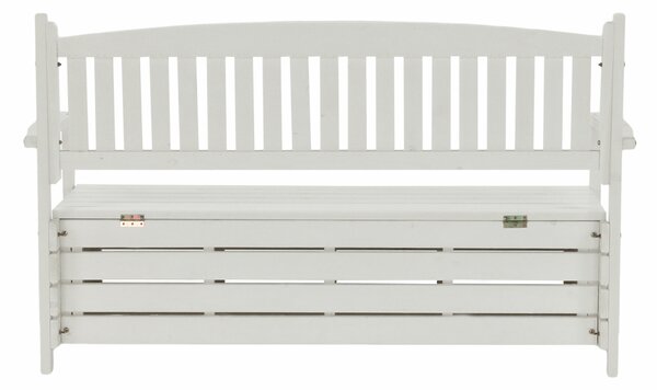 KONDELA Vrtna klop, bela, 150 cm, AMULA
