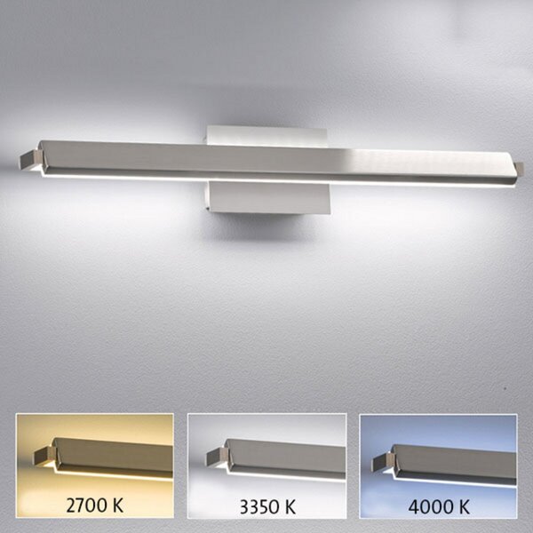 FISCHER & HONSEL LED stenska svetilka Pare TW, zatemnilnik, 3 barve svetlobe 60cm, zatemnjen, Siva, Dnevna soba / jedilnica, Kovina, Sodobni
