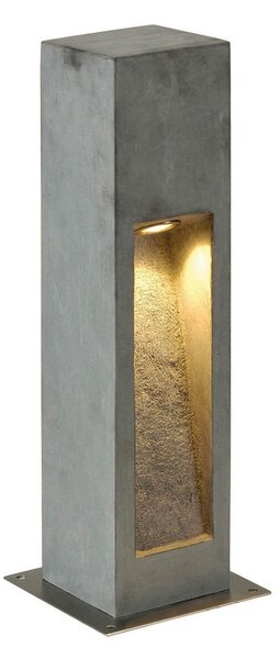 SLV Arrock Stone LED podstavek iz naravnega kamna, Siva, Kamen, Sodobni