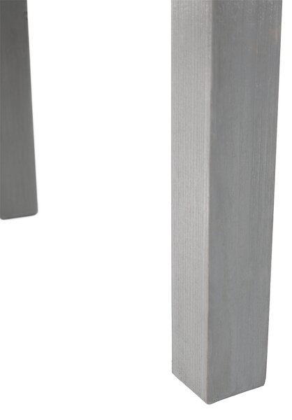 KONDELA Lesena vrtna klop, siva, 150 cm, FABLA