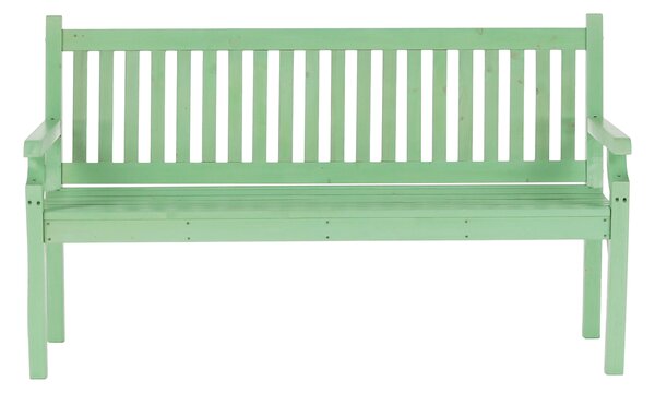 KONDELA Lesena vrtna klop, neo mint, 150 cm, KOLNA