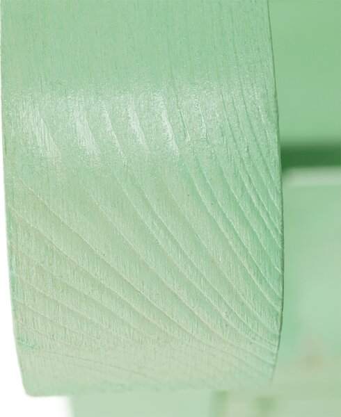 KONDELA Lesena vrtna klop, neo mint, 124 cm, FABLA