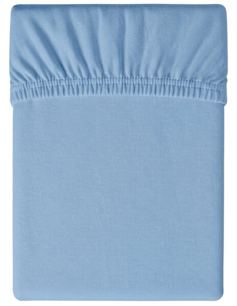 Jersey rjuha BASIC svetlo modra 90 x 200 cm