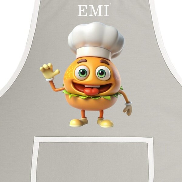 Kuhinjski predpasnik Burger EMI, Siva