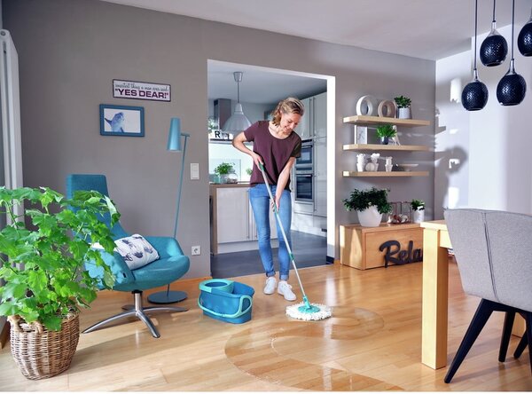 Vrtljivi mop z vedrom Rotation Disc Mop (EVO) – LEIFHEIT