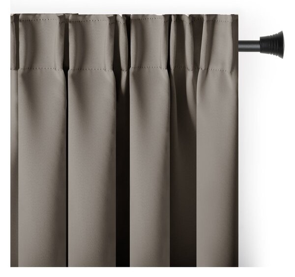 Sivo-bež zavesa za delno zatemnitev 140x245 cm Kierra – Restilo
