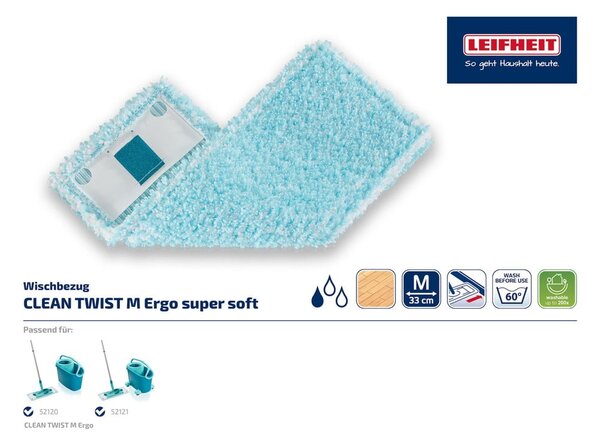 Dodatna krpa za mop LEIFHEIT Twist Ergo Super Soft M