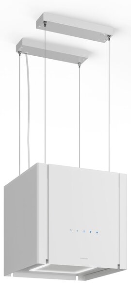 Klarstein Velaire kuhinjska napa z dvižno funkcijo 40 cm, Elegantna, minimalistična, zmogljiva, EEC A++, 601 m³/h