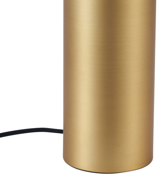 Moderna namizna svetilka medenina 24 cm - Cylinder