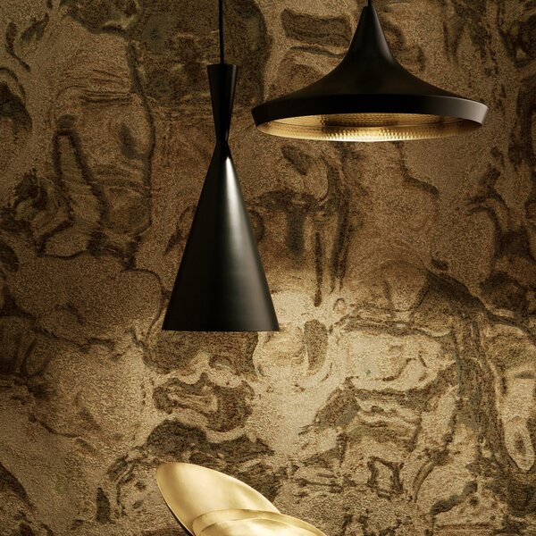 Tom Dixon Beat Tall LED viseča svetilka, črna, zatemnjen, Črna, Dnevna soba / jedilnica, Kovina, Dizajn